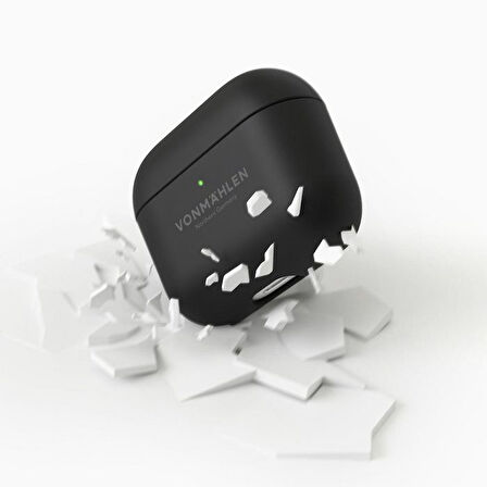 Vonmahlen AirPods 4. nesil için İnce Kapak Kılıf - Siyah