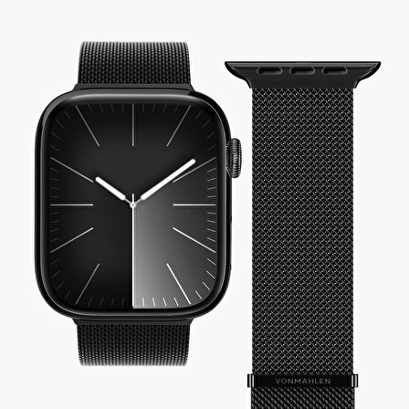 Vonmahlen Milanese Loop 2 Kapak & Kılıf 1 Kordon - Siyah