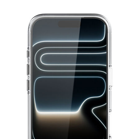 Vonmahlen iPhone 17 Pro Şeffaf Kılıf - Beyaz