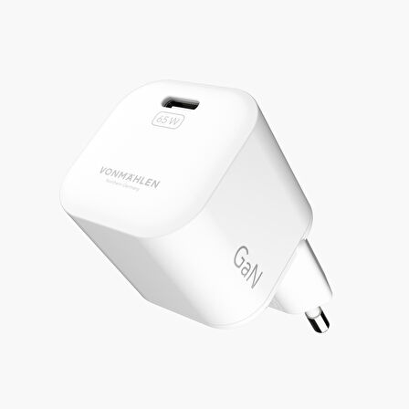 Vonmahlen Unity GaN 65W Adaptör - Beyaz