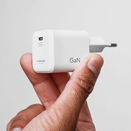 Vonmahlen Unity GaN 65W Adaptör - Beyaz