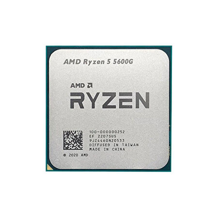 AMD Ryzen 5 5600GT 3.6GHz (Max 4.6GHz) 6 Çekirdek 16MB Önbellek Soket AM4 TRAY İşlemci
