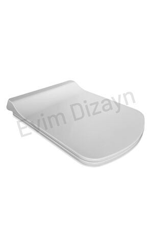 Aqua Bagno Basic Yavaş Kapanan Klozet Kapağı - Duroplast