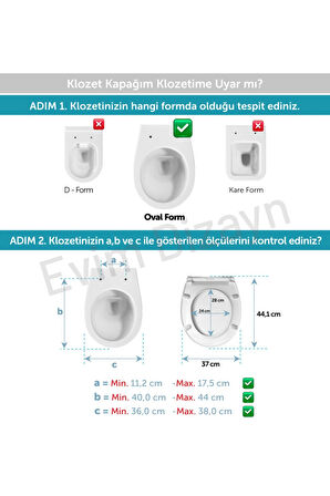 Largo - Yavaş Kapanan Klozet Kapağı - Duroplast