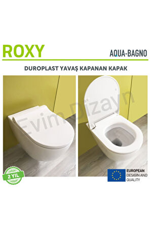 Roxy Yavaş Kapanan Klozet Kapağı