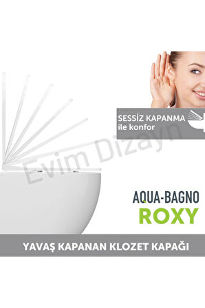 Roxy Yavaş Kapanan Klozet Kapağı