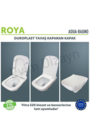 Roya Yavaş Kapanan Klozet Kapağı - Duroplast