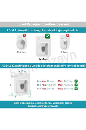 Roya Yavaş Kapanan Klozet Kapağı - Duroplast