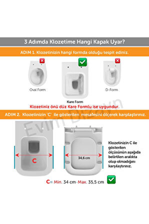 Aqua Bagno Mega Yavaş Kapanan Klozet Kapağı