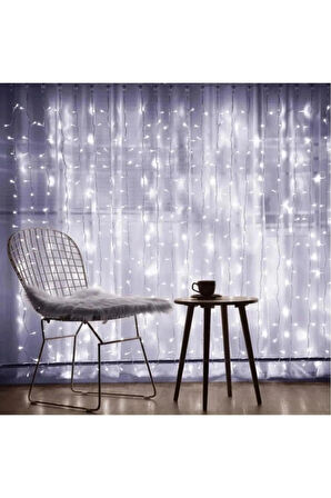 YPS-113B 600 LEDLİ 2X3 M PERDE LED /IP44 İÇ MEKAN/30 LED*20 SAÇAK FİŞLİ BEYAZ IŞIK