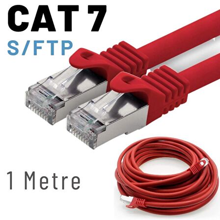 IRENIS 1 Metre CAT7 Kablo S/FTP LSZH Ethernet Network Lan Ağ Kablosu 