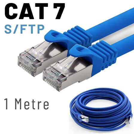 IRENIS 1 Metre CAT7 Kablo S/FTP LSZH Ethernet Network Lan Ağ Kablosu 