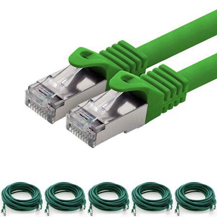 5 adet 3 Metre IRENIS CAT7 Kablo S/FTP Ethernet Network LAN Ağ Kablosu