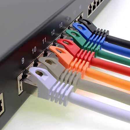 5 adet 30 Metre IRENIS CAT7 Kablo S/FTP Ethernet Network LAN Ağ Kablosu