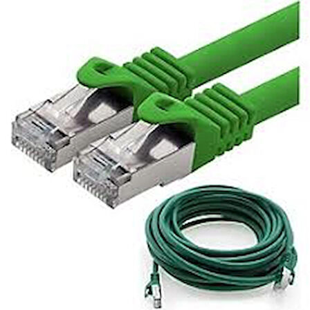 IRENIS 50 cm CAT7 Kablo Yassı FTP Ethernet Network LAN Ağ Kablo Ve Ekleyici