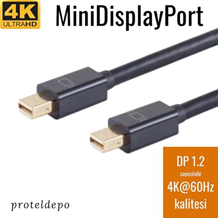 IRENIS Apple Macbook Uyumlu Thunderbolt Kablo - 21 Gbit Mini DisplayPort