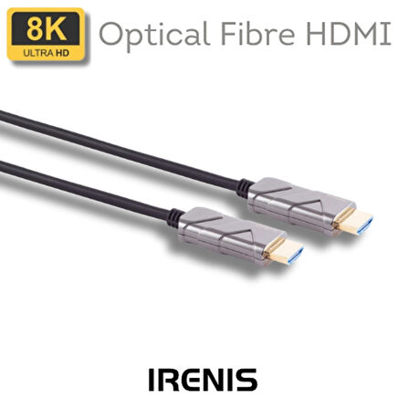 8K Aktif Optik HDMI Kablo Ultra High Speed (AOC) HDMI 2.1 48 Gbps, 40 Metre