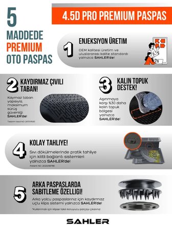 Sahler Qashqai E-Power 2022 + Uyumlu 4.5D Premium Havuzlu Oto Paspas Ve Liner Marka 3D Ust Bagaj Havuzu