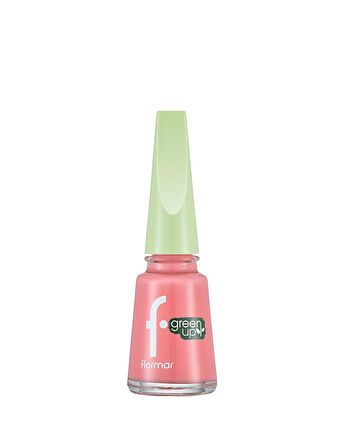 Flormar Green Up Yüksek Pigmentli & Parlak Bitişli Nefes Alabilen Vegan Oje