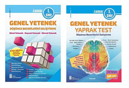 Ata 1.Sınıf Bilsem ve Özel Okullar Sınavlarına Hazırlık Kitabı