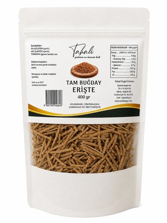 Tahali Çanakkale 3'lü Erişte Paketi 3x400 gr 