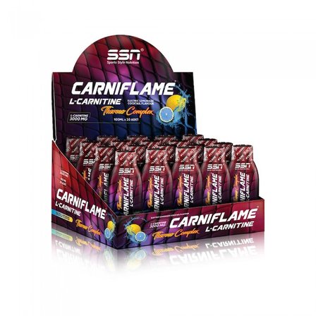 SSN Carniflame Thermo 3000 mg L-Carnitine Karnitin Elektrik Limon Aromalı 20 Shot