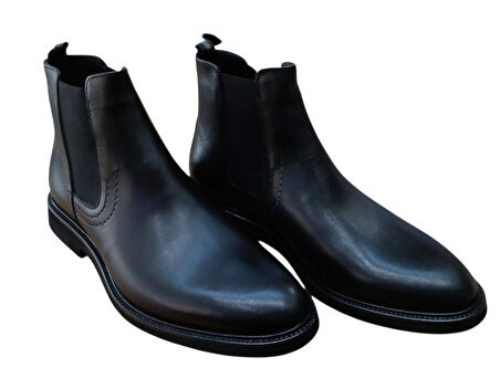 Libero L3887 Erkek Hakiki Deri Günlük Casual Bot Siyah