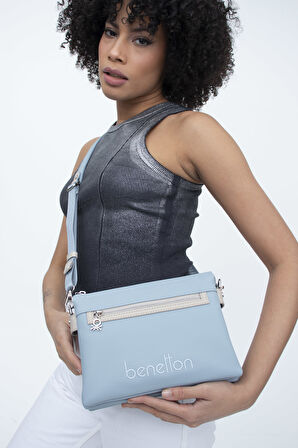 Benetton 1361 Kadın Çanta BYZ-GRİ
