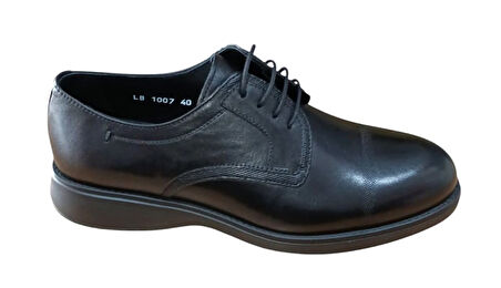Lbr H1007 Erkek Hakiki Deri Casual Ayakkabı Siyah