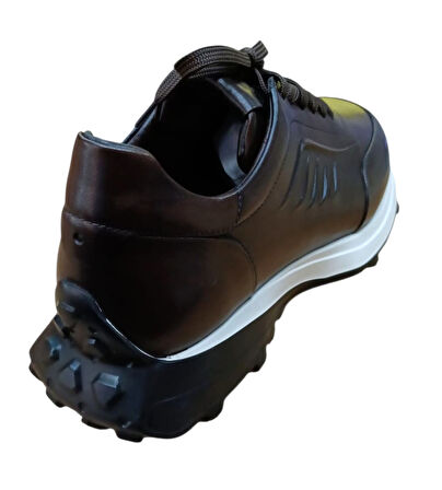 Libero L5673 Erkek Hakiki Deri Eva Casual Günlük Ayakkabı Kahve