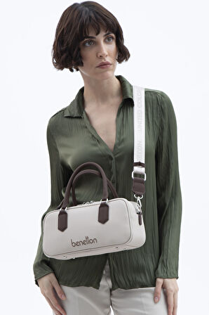 Benetton 1621 Kadın Çanta BEJ-KAHVE