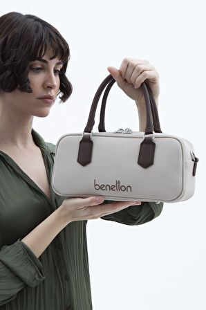 Benetton 1621 Kadın Çanta BEJ-KAHVE