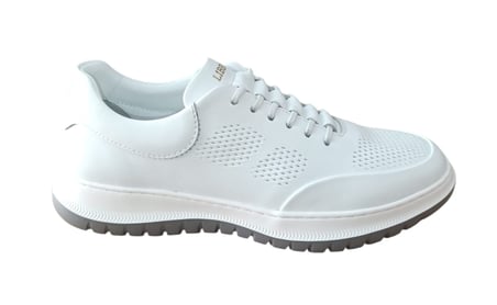 Libero Lz5906 Unisex Hakiki Deri Eva Antik Günlük Comfort Ayakkabı Beyaz