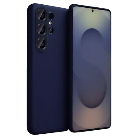 Samsung Galaxy S26 Ultra Nano içi Kadife Silikon - Lacivert