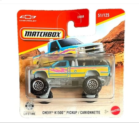 Matchbox 1:64 Tekli Arabalar CHEVY K1500 PICKUP JHP34