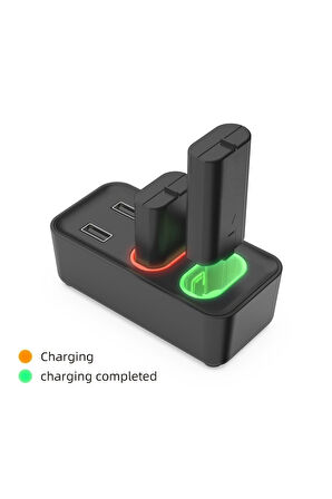 Xbox Series S X Batarya Şarj Dock &#43; 2 Adet 800 Mah Pil Dahil