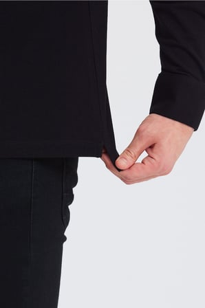 Erkek Polo Yaka Comfort Uzun Kollu Basic Tişört