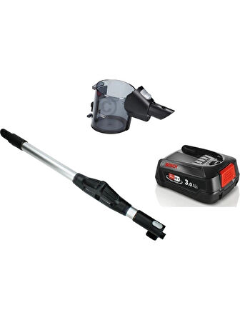 Bosch Unlimited 6-7 Serileri Uyumlu Kırılabilir Boru Toz Haznesi 3 Ah Batarya 3lü Set