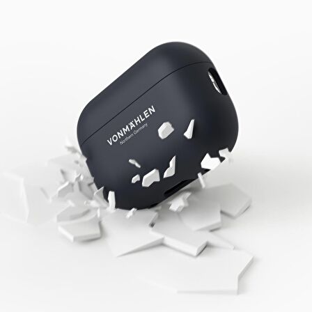 Vonmahlen AirPods Pro 2. nesil için İnce Kapak Kılıf - Lacivert