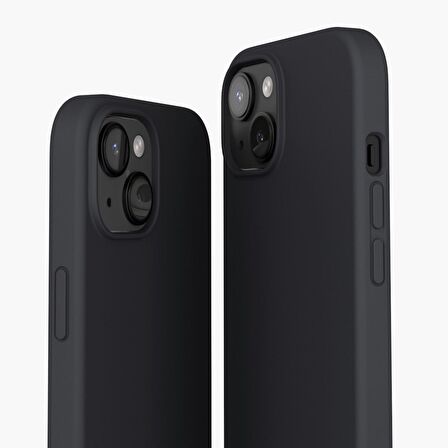 Vonmahlen iPhone 15 için Manyetik Silikon Kılıf - Lacivert