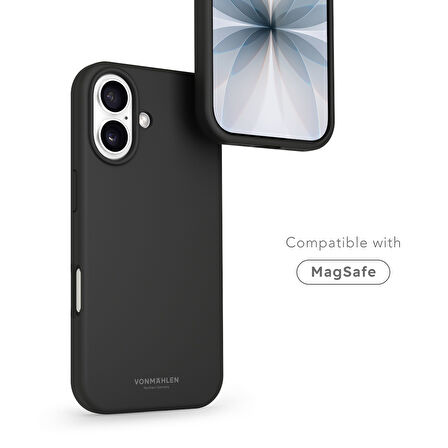 Vonmahlen iPhone 17 Yumuşak Silikon Kılıf - Siyah