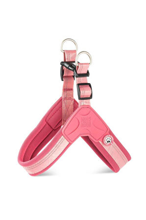 Matrix 2.0 Akıllı Künyeli Q-Fit Köpek Göğüs Tasması - Rose (L)