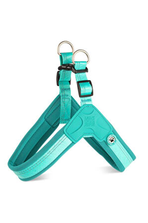 Matrix 2.0 Akıllı Künyeli Q-Fit Köpek Göğüs Tasması - Turquoise (M)