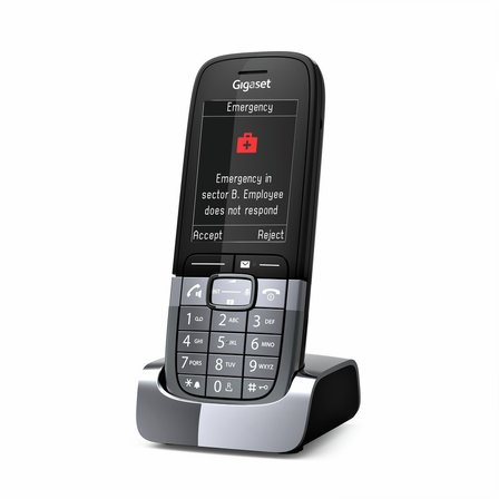 Gigaset SL850H PRO Profesyonel IP DECT El Terminali – Bluetooth 5.1, HD Ses, 2.4" Renkli Ekran