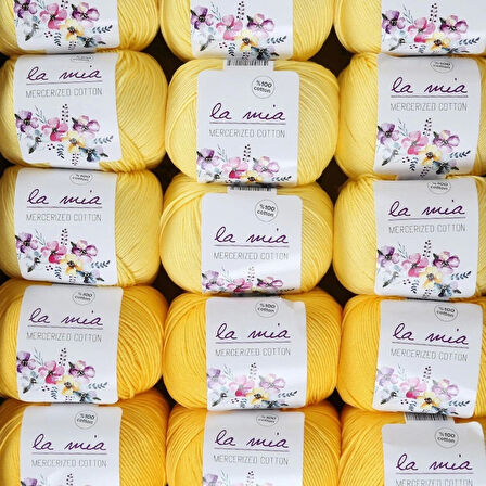 La Mia Mercerized Cotton Kehribar Seti