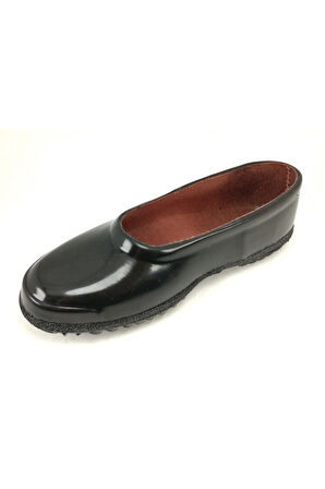 Unisex Siyah Plastik Astarlı Mest Lastik Ayakkabı