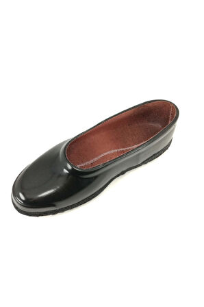 Unisex Siyah Plastik Astarlı Mest Lastik Ayakkabı