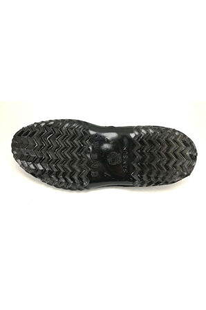Unisex Siyah Plastik Astarlı Mest Lastik Ayakkabı