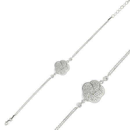 925 Ayar Gümüş Papatya Bileklik BR0460310