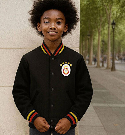 ERKEK ÇOCUK GALATASARAYLI TARAFTAR KOLEJ CEKETİ - MONTU